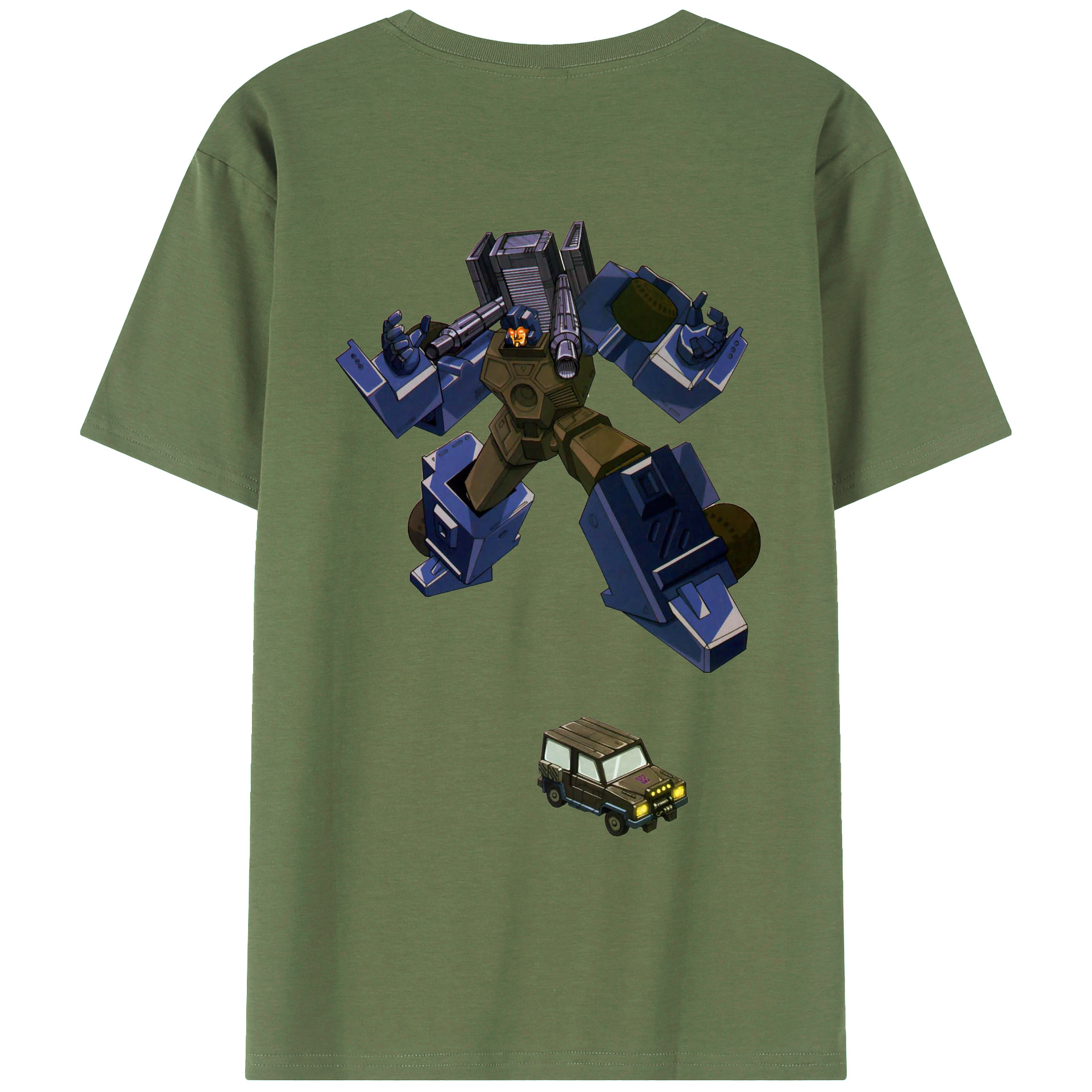 （画像用）  綿100％ メンズ半袖Tシャツ（バックプリント） 通気性